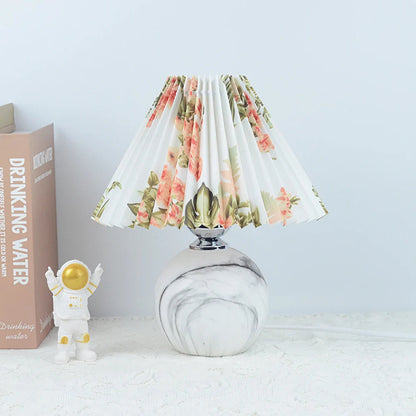 Vintage Ceramic Table Lamp with LED