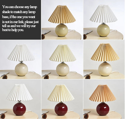 Vintage Ceramic Table Lamp with LED