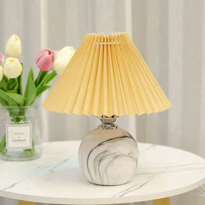 Vintage Ceramic Table Lamp with LED