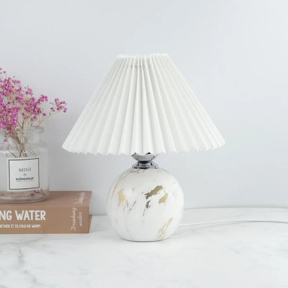 Vintage Ceramic Table Lamp with LED