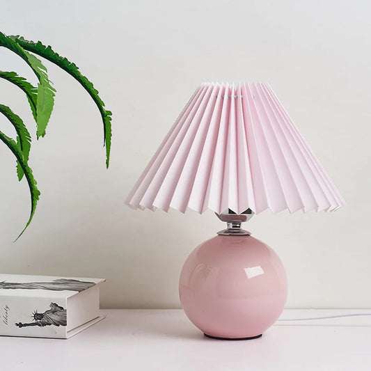 Vintage Ceramic Table Lamp with LED