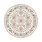 Vintage European Round Plush Carpet