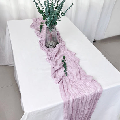 Vintage Gauze Table Runner – 100% Polyester