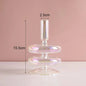 Vintage Glass Candle Holders Set