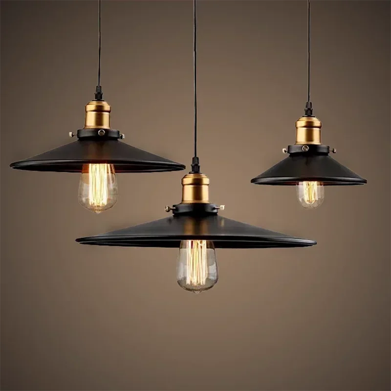 Vintage Industrial Iron Pendant Light