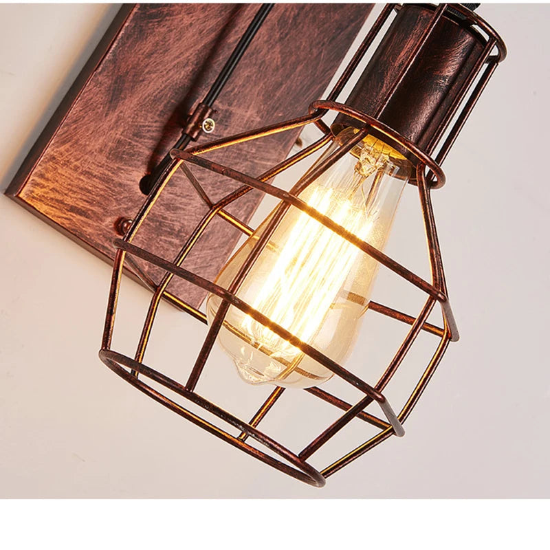 Vintage Industrial LED Wall Sconce