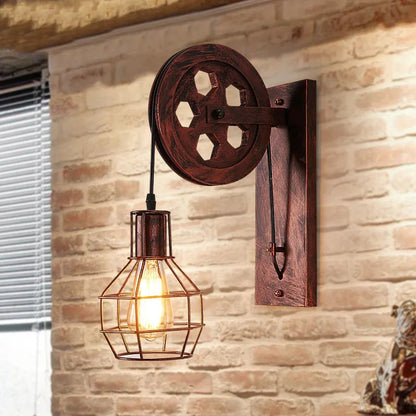 Vintage Industrial LED Wall Sconce