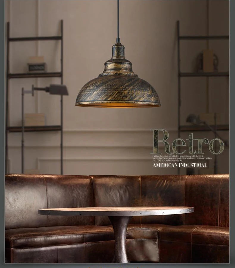 Vintage Industrial Pendant Chandelier Lamp