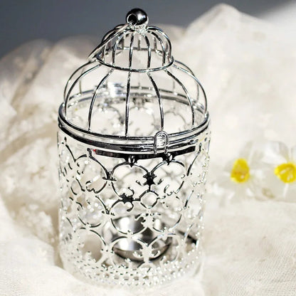 Vintage Metal Bird Cage Lantern