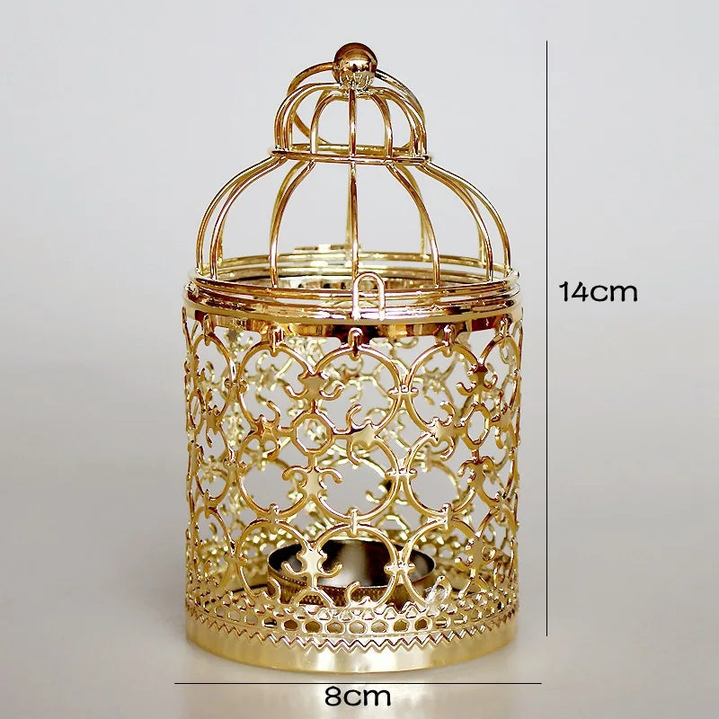 Vintage Metal Bird Cage Lantern