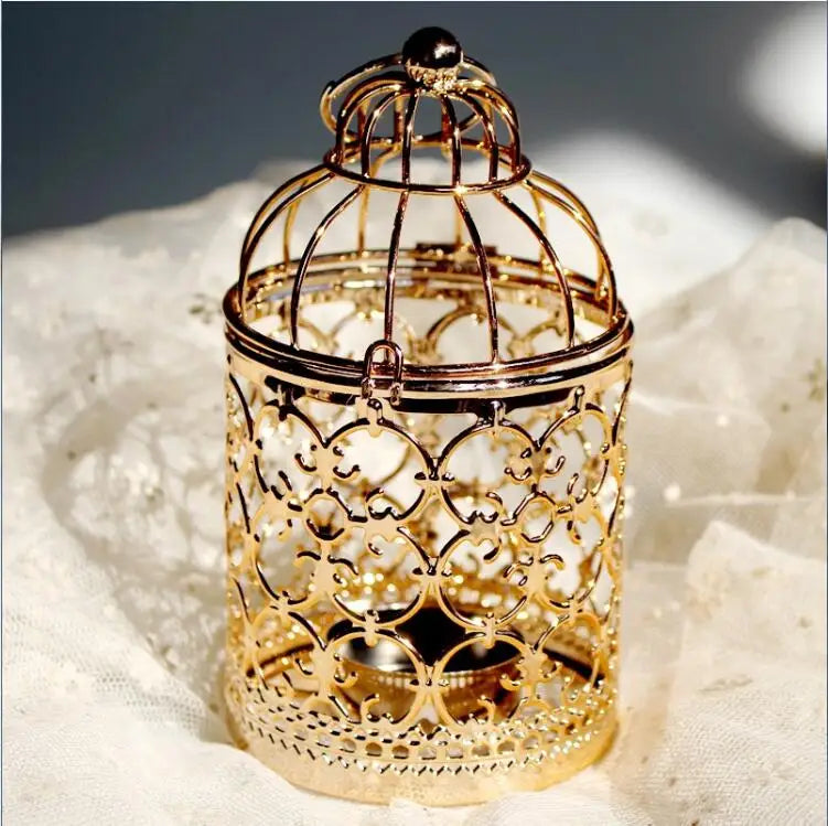 Vintage Metal Bird Cage Lantern