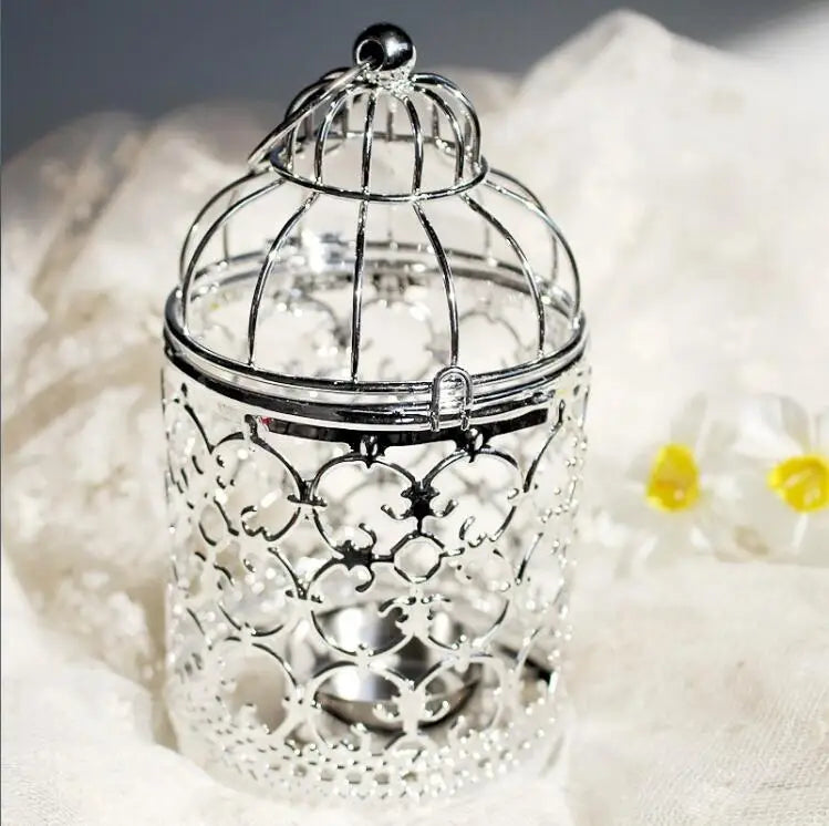 Vintage Metal Bird Cage Lantern