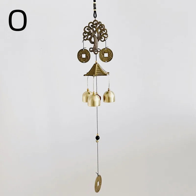 Vintage Metal Wind Chime Pendant