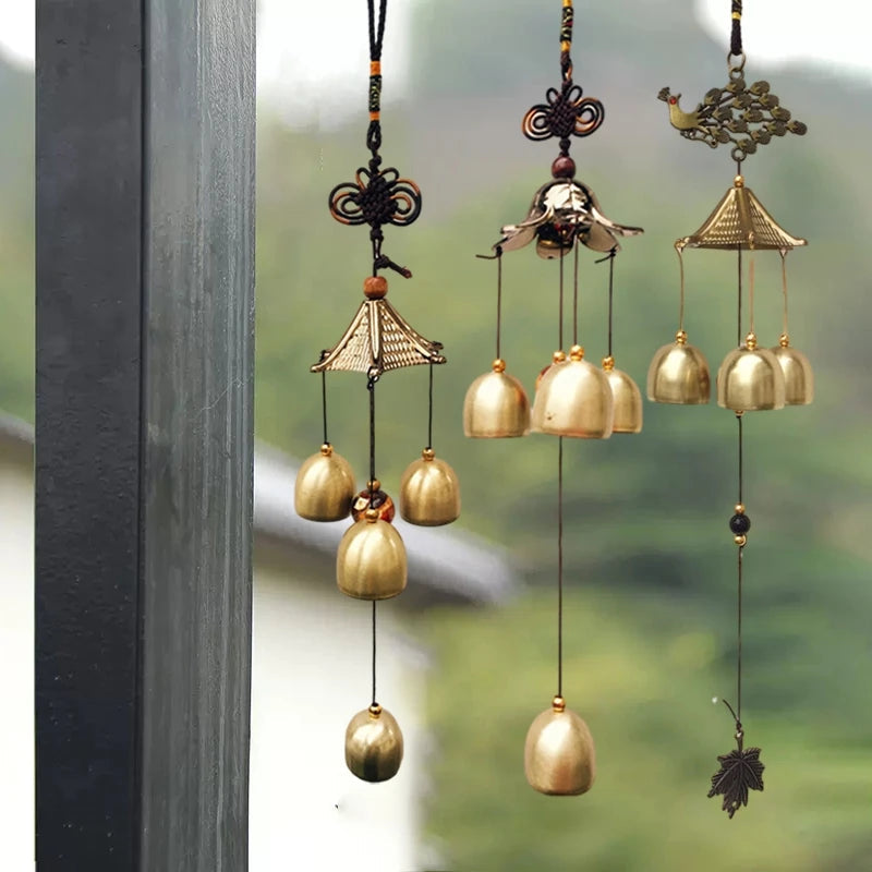 Vintage Metal Wind Chime Pendant