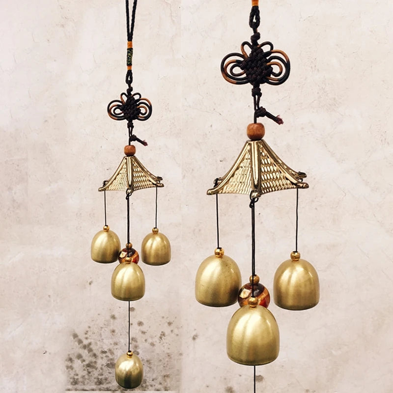 Vintage Metal Wind Chime Pendant