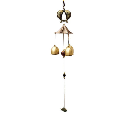 Vintage Metal Wind Chime Pendant