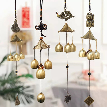 Vintage Metal Wind Chime Pendant