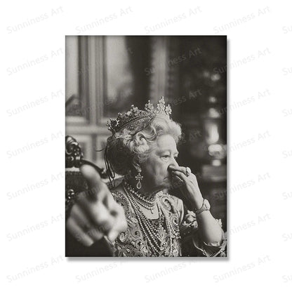 Vintage Queen Canvas Art Print