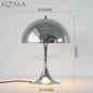 Vintage White Mushroom Desk Lamp