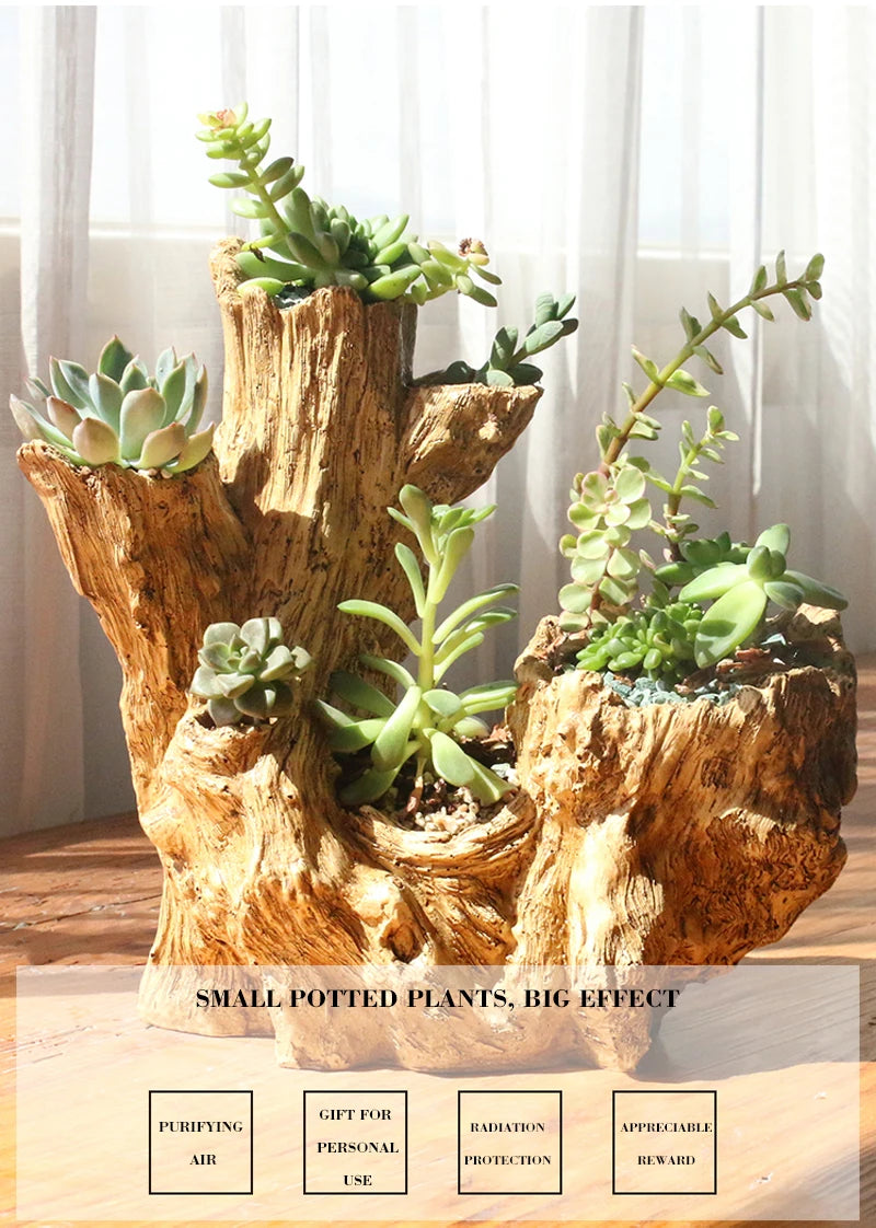 Vozzisoue Large Resin Plant Pot