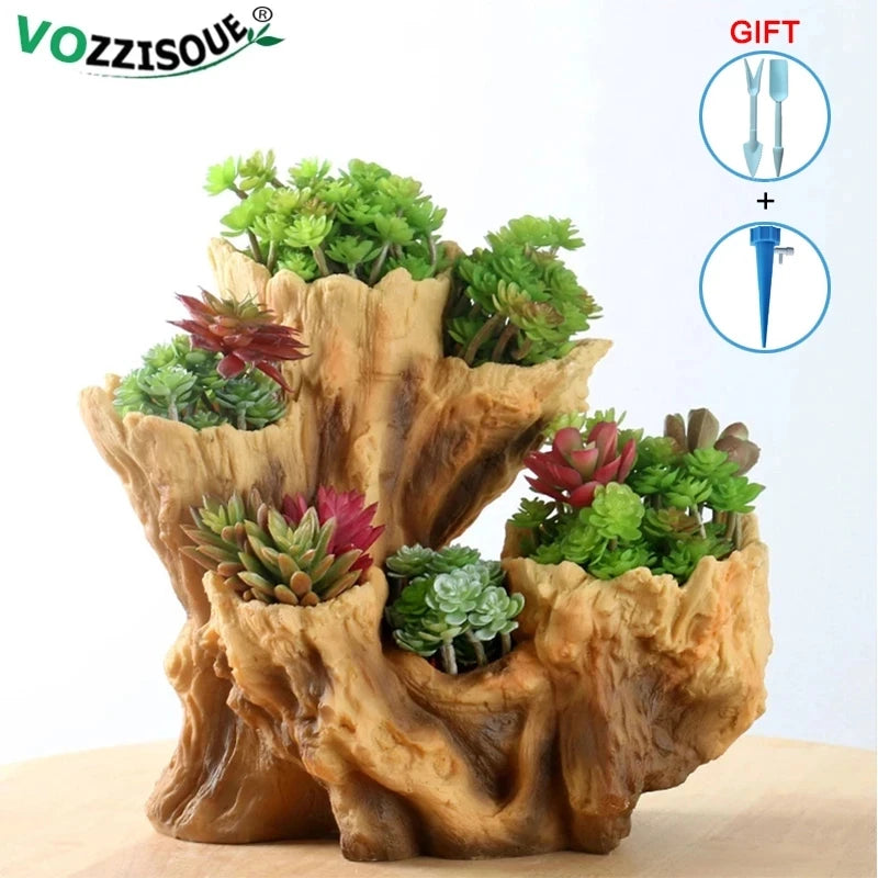 Vozzisoue Large Resin Plant Pot