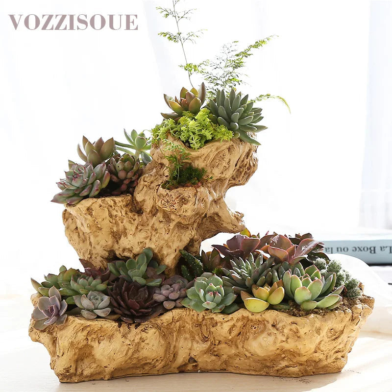 Vozzisoue Large Resin Plant Pot