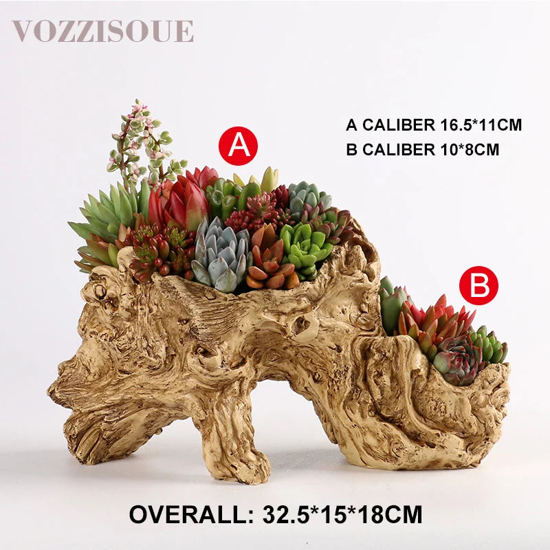 Vozzisoue Large Resin Plant Pot