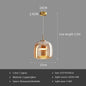 WADBTY Modern Glass Pendant Light