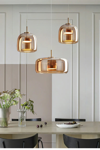 WADBTY Modern Glass Pendant Light