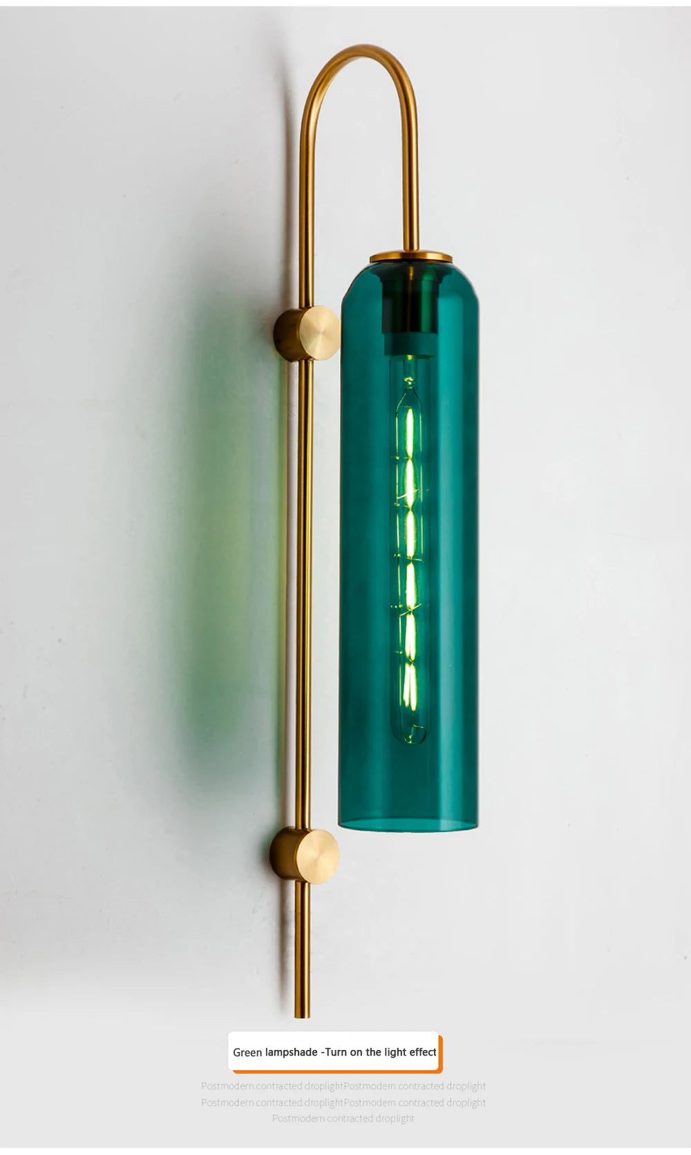 WADBTY Modern Glass Wall Lamp