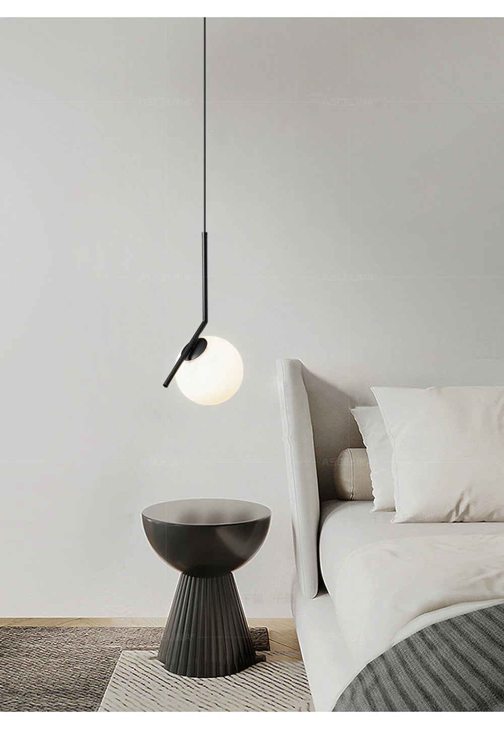 WADBTY Nordic Glass Pendant Light