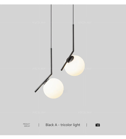 WADBTY Nordic Glass Pendant Light