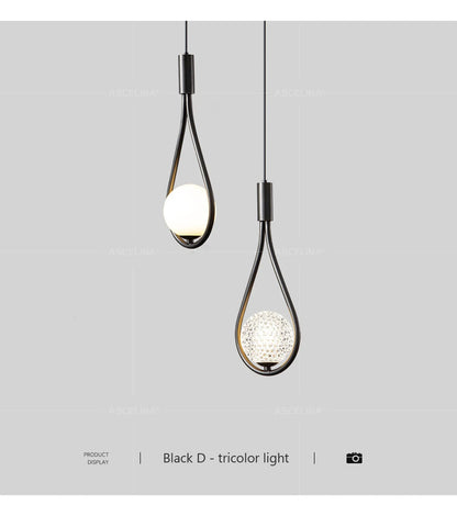 WADBTY Nordic Glass Pendant Light