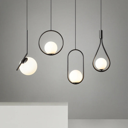 WADBTY Nordic Glass Pendant Light