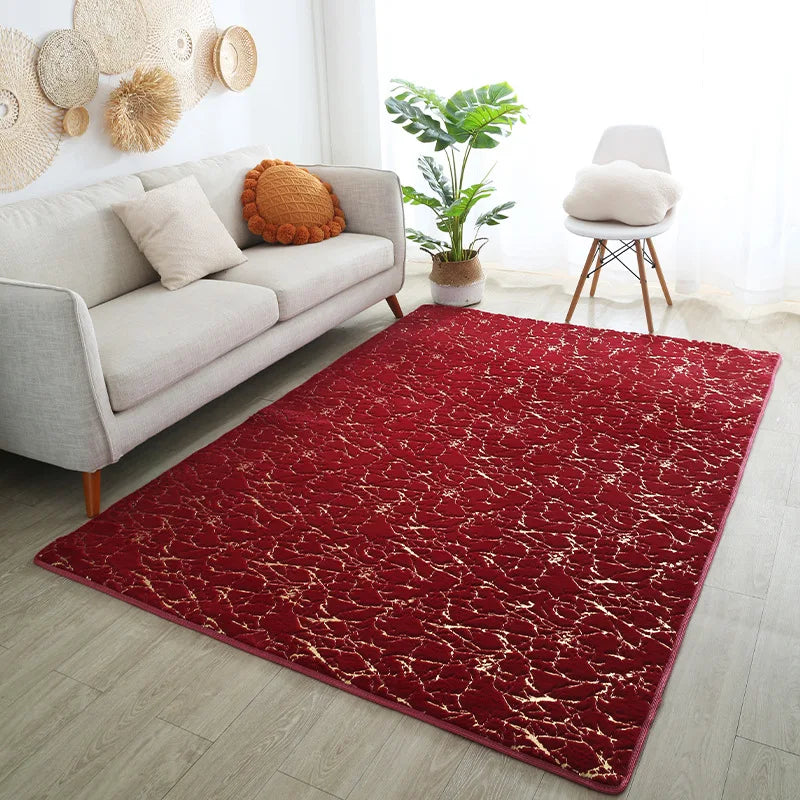 WESSD Luxury Faux Rabbit Fur Rug