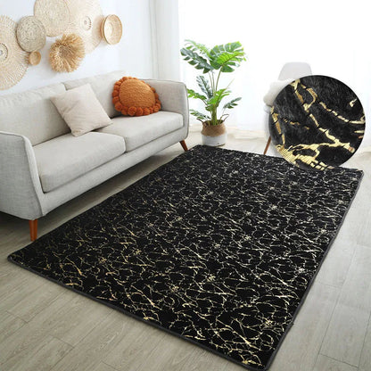 WESSD Luxury Faux Rabbit Fur Rug