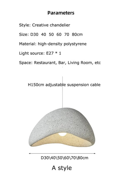 Wabi-Sabi LED Pendant Lamp - Modern Decor