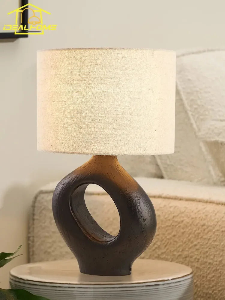 Wabi-Sabi Modern Resin LED Lamp