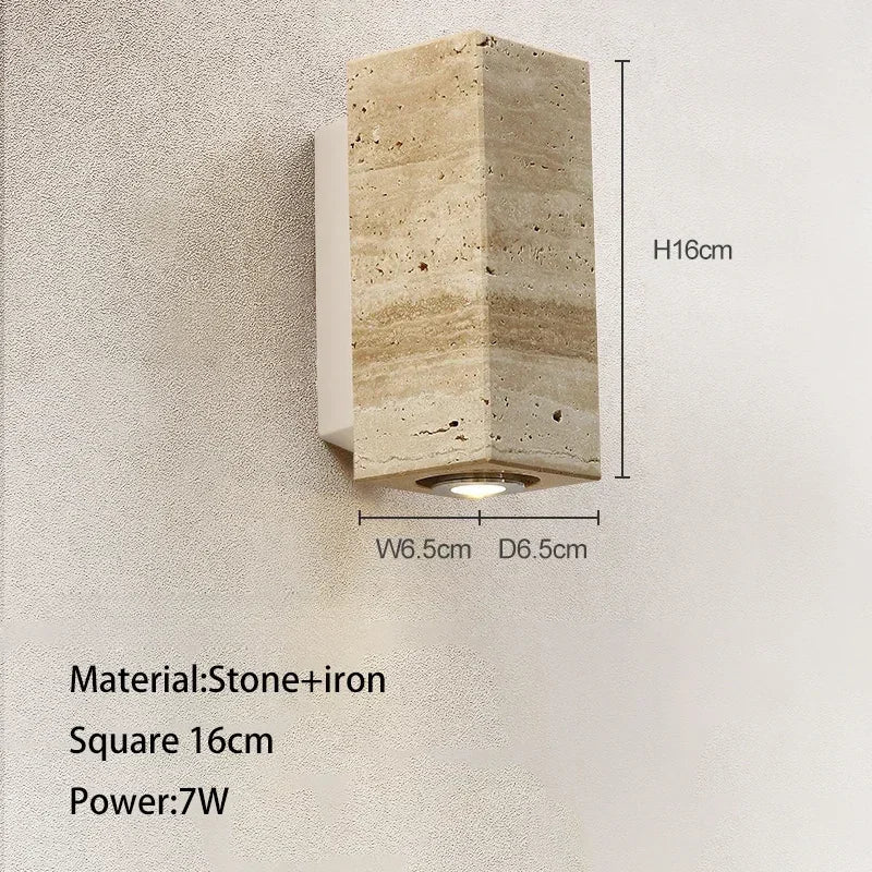 Wabi Sabi Natural Stone Pendant Light