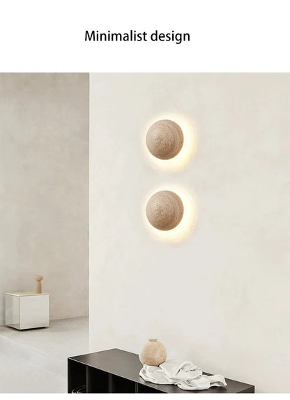 Wabi Sabi Natural Stone Pendant Light