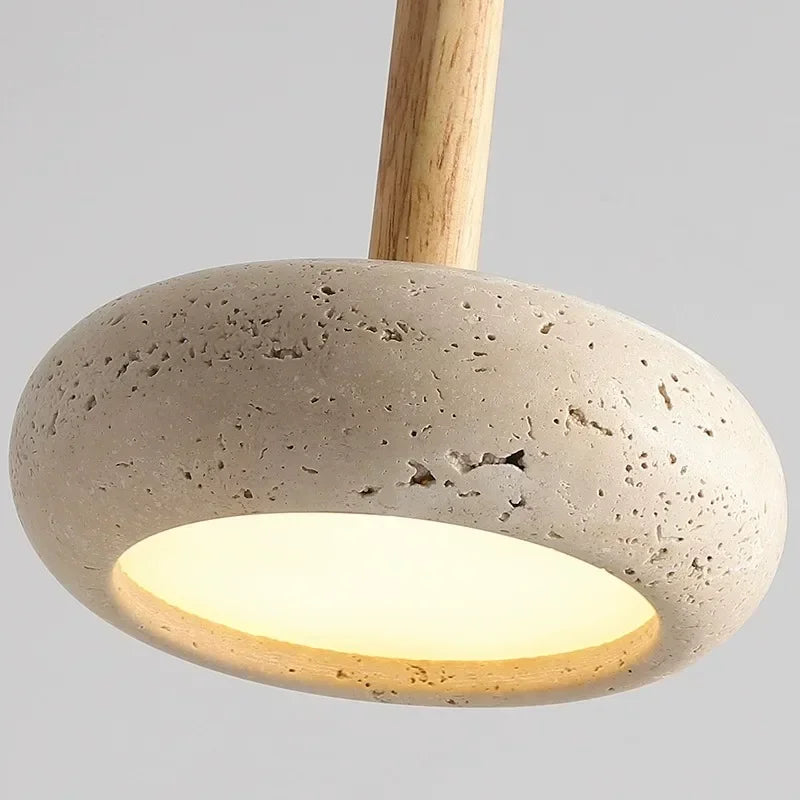 Wabi Sabi Natural Stone Pendant Light