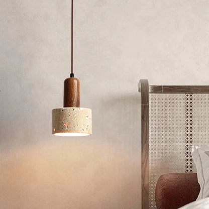 Wabi Sabi Travertine Pendant Lamp