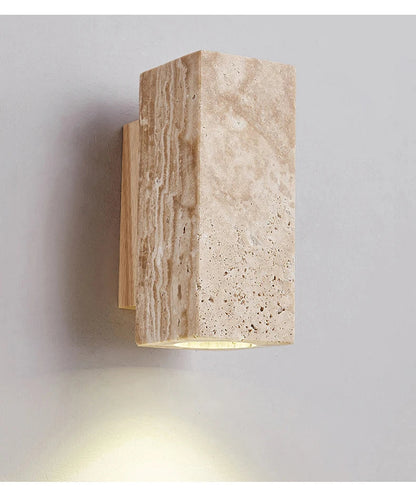 Wabi Sabi Yellow Marble Wall Lamp