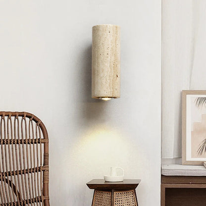 Wabi Sabi Yellow Marble Wall Lamp