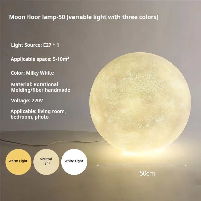 Warm Moon Lamp for Bedroom