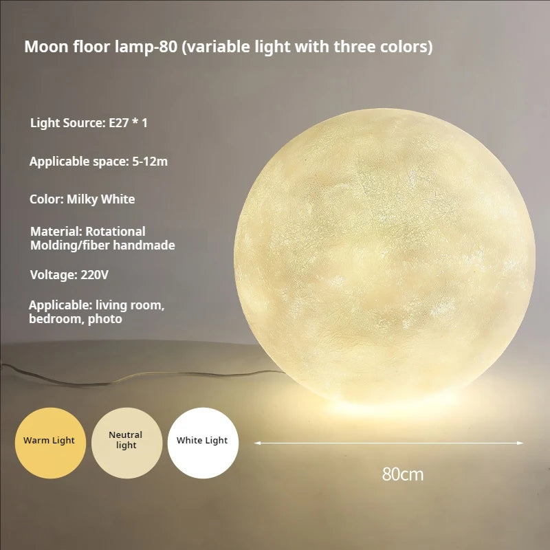 Warm Moon Lamp for Bedroom