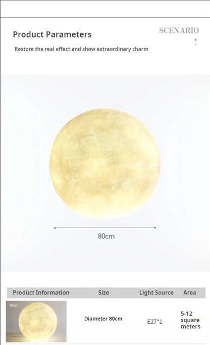 Warm Moon Lamp for Bedroom