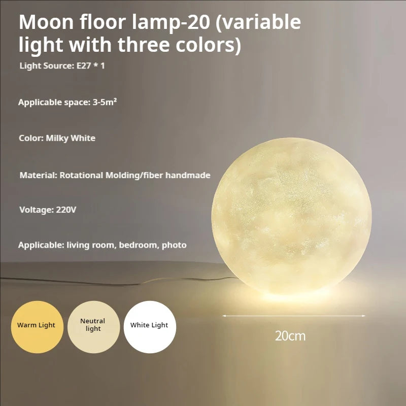 Warm Moon Lamp for Bedroom