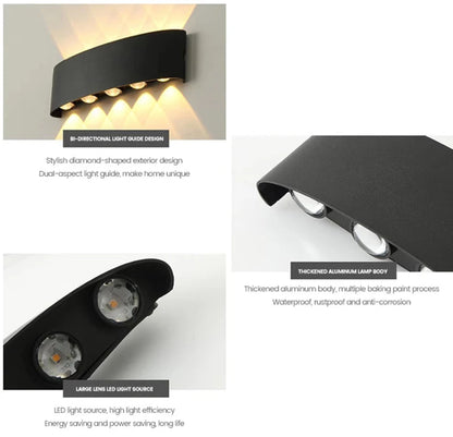 Waterproof Aluminium LED Wall Lamp