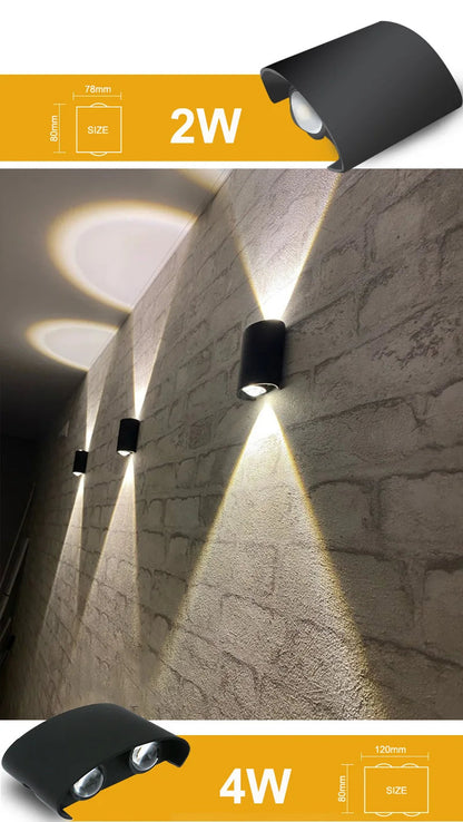 Waterproof Aluminium LED Wall Lamp